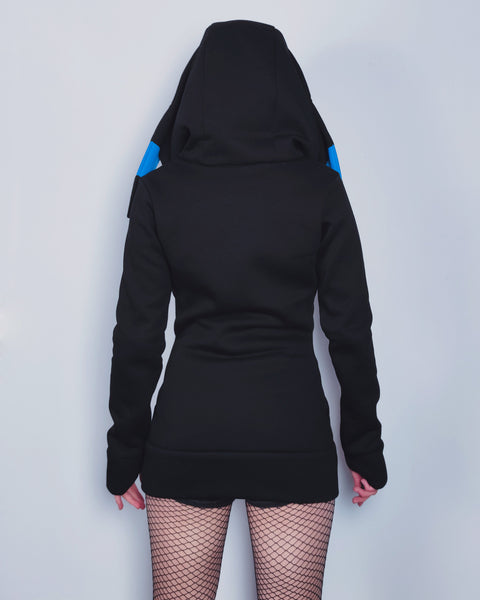 SHINY DARK TYPE male or female cut Eeveelution hoodie