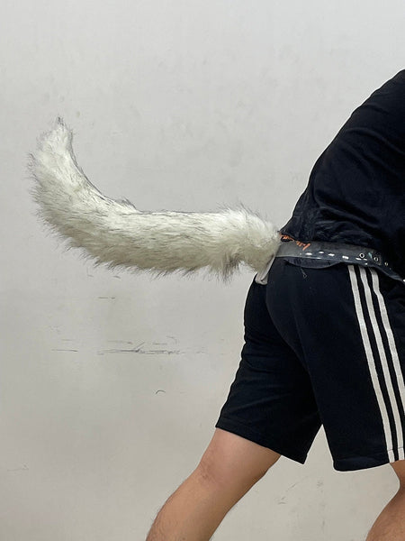 Tail Silver Fox Cat Tail Furtail Prop Electric Automatic Awag Tails Maid Cosplay Costume