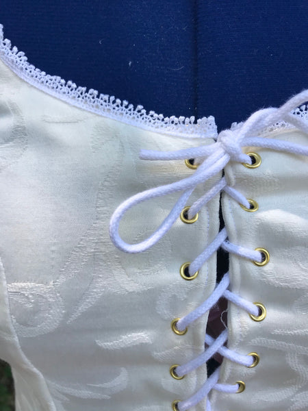 From Pirates of the Caribbean Cosplay or Costume Elizabeth Swann Inspired Cream Under Dress
