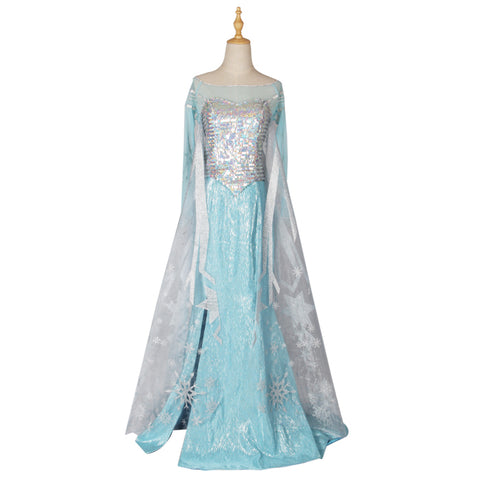 Elsa Dress Blue Elsa Cosplay Costume