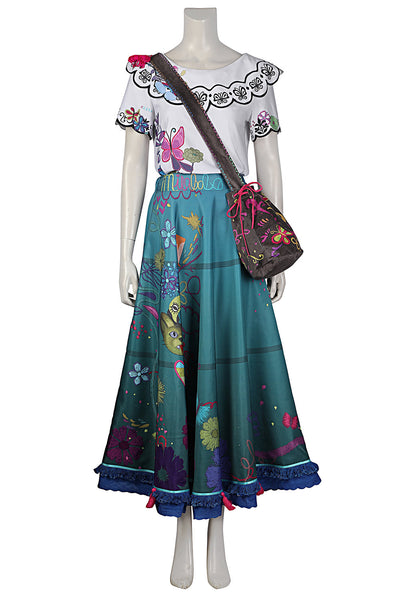 Women Dress Outfit Encanto Mirabel Cosplay Costume