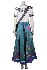 Women Dress Outfit Encanto Mirabel Cosplay Costume