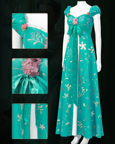 Enchanted Giselle Dress Giselle Floral Dress Cosplay Costume