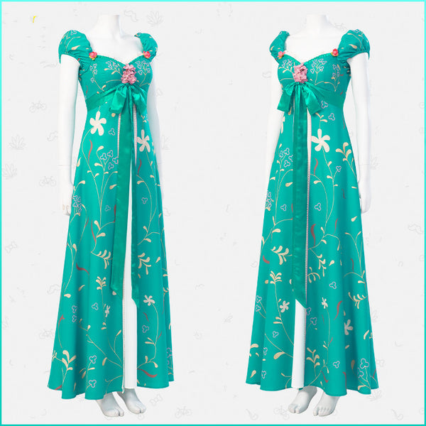 Enchanted Giselle Dress Giselle Floral Dress Cosplay Costume