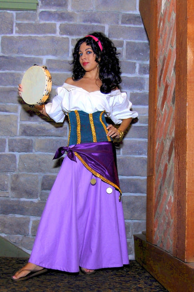 Esmeralda Cosplay Costume Full Outfits