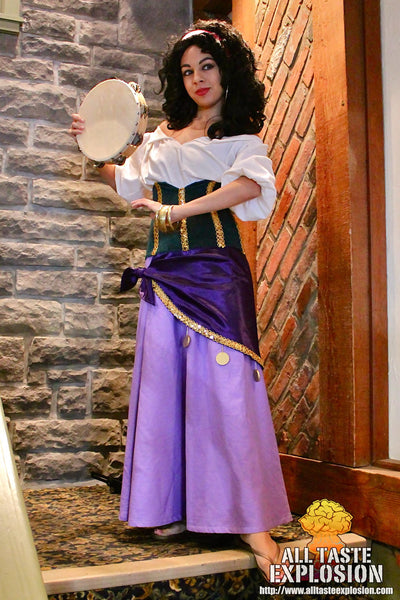 Esmeralda Cosplay Costume Full Outfits