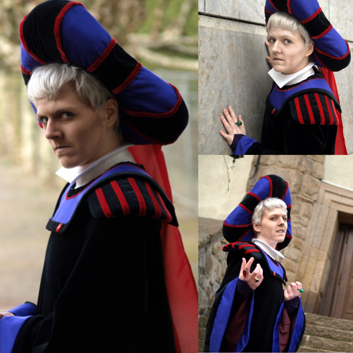 Esmeralda Judge Claude Frollo Costume Full Outfits