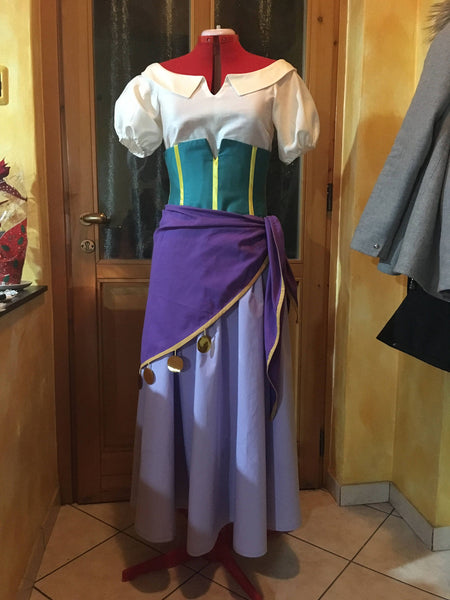 Cosplay Esmeralda the hunchback of notre dame costume