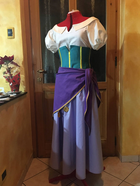 Cosplay Esmeralda the hunchback of notre dame costume