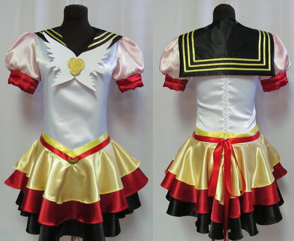 Women's Size 4 6 8 10 12 14 Sailor Scouts Fuku Senshi Pretty Soldier Anime Manga Crossplay Unisex Eternal Sailor Moon Costume Cosplay Adult
