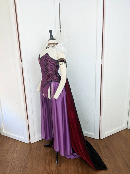 Evil Queen Costume Cosplay Corset Adult SAMPLE SALE