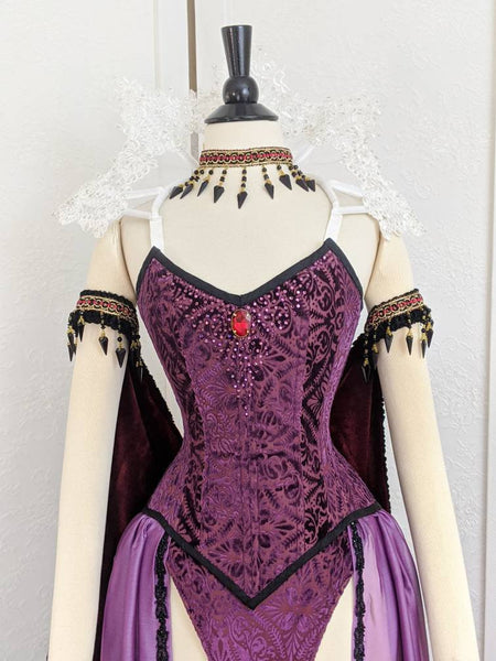 Evil Queen Costume Cosplay Corset Adult SAMPLE SALE