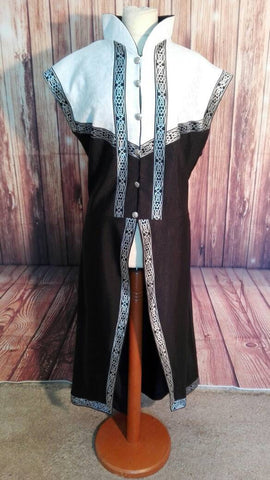 Knight's pastrano grv costume larp costume Fantasy livery men's jacket duster