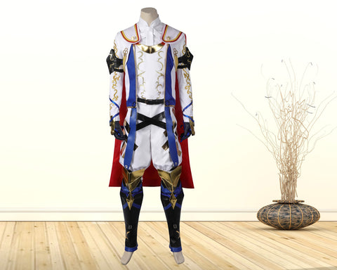 Costume Cosplay Suit with Cloak Male Version Fire Emblem Engage Alear