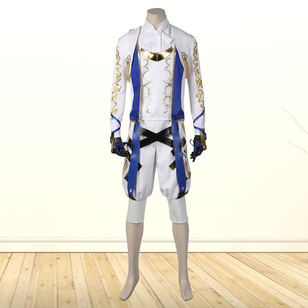 Costume Cosplay Suit with Cloak Male Version Fire Emblem Engage Alear