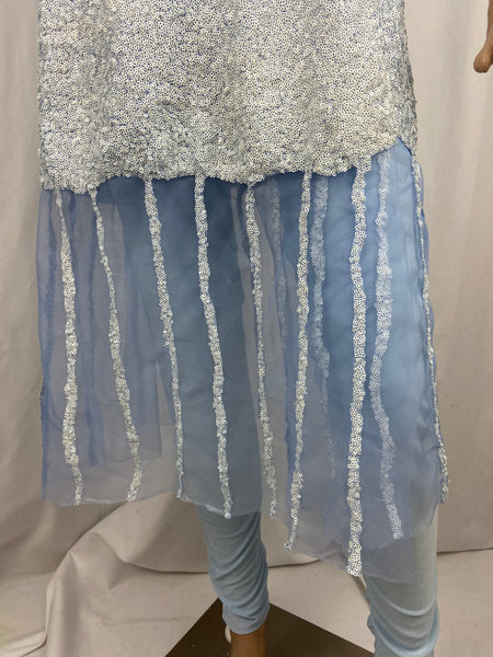 Inspired Under Dress and Leggings Snow Queen Cosplay Costume Adult Custom Made Frozen 2 Elsa