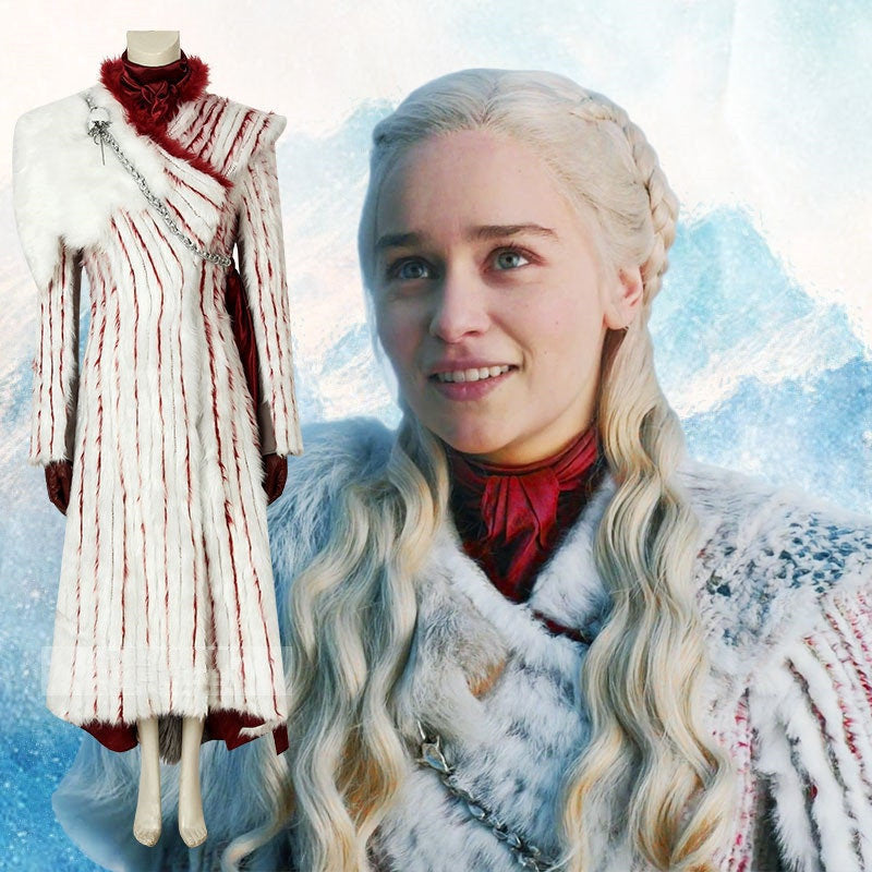 Daenerys Targaryen Cosplay Costume Game of Thrones Season 8