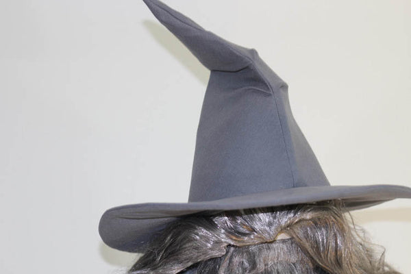 Cosplay costume handmade custom Gandalf cloak hooded gray wool hat beard Lord of rings