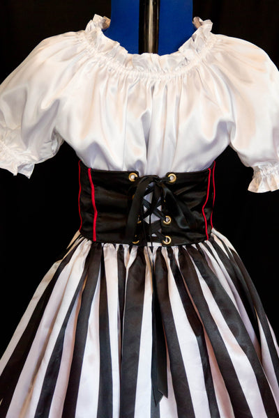 Costume Custom Size Girl's DELUXE PIRATE