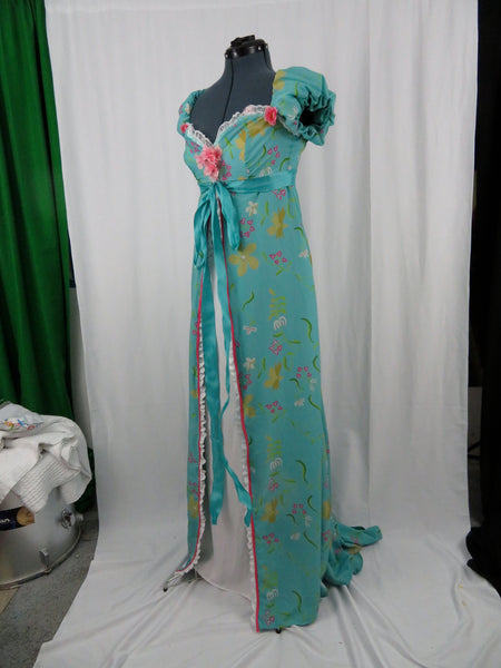 Cosplay Costume from Enchanted Custom Adult Giselle Inspired Curtain Dress