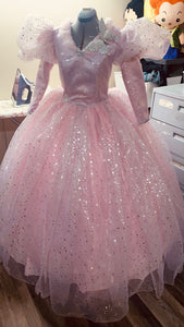 Cosplay Costume gown Glinda the good witch Wizard of Oz