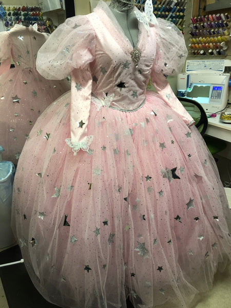 Cosplay Costume gown Glinda the good witch Wizard of Oz