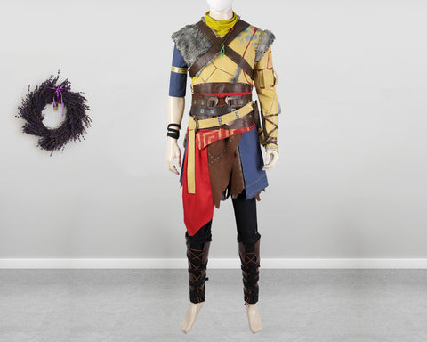 Costume Cosplay Suit Men's Outfit God of War Ragnarök Atreus