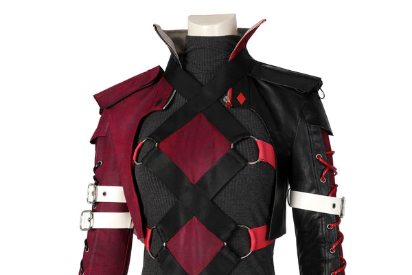 Cosplay Costume Women Dress Shoes Outfit Gotham Knights 2023 Harley Quinn Boss