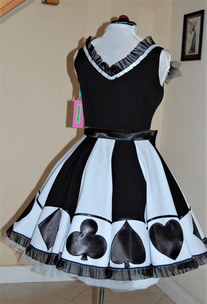 Alice adventures in Wonderland inspired Dress Gothic Lolita Cosplay Dress