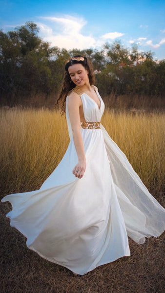 Grecian Gown Khaleesi Cosplay Game of Thrones Inspired Daenerys Dress