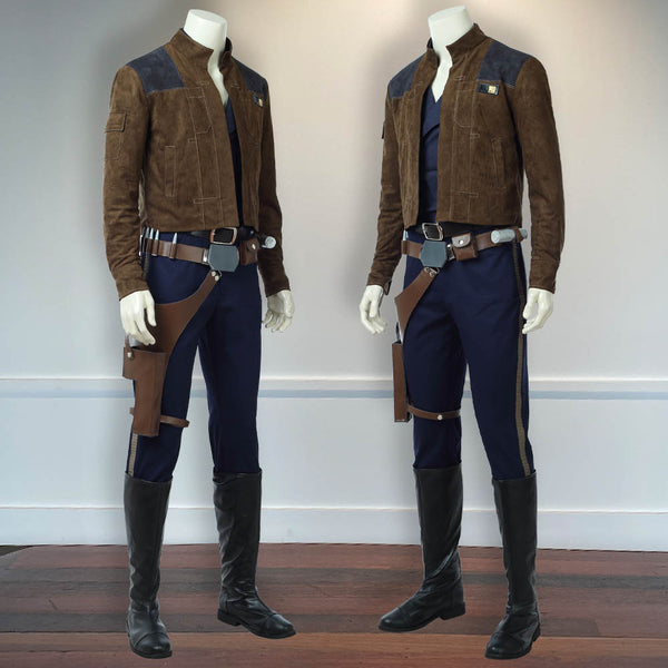Star Wars Story Halloween Outfit Han Solo Cosplay Costume Outfit A