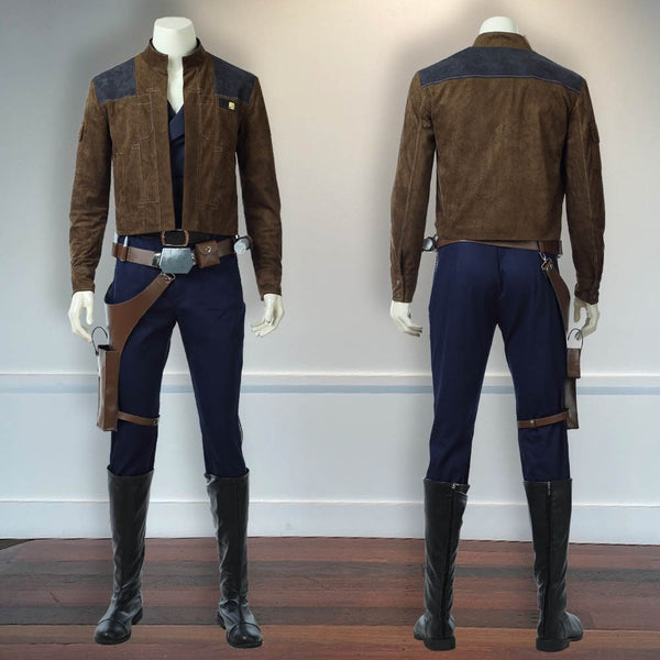 Star Wars Story Halloween Outfit Han Solo Cosplay Costume Outfit A