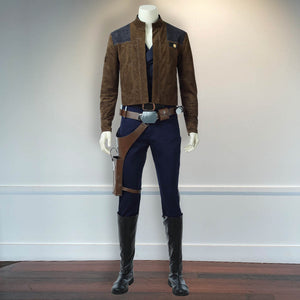 Star Wars Story Halloween Outfit Han Solo Cosplay Costume Outfit A