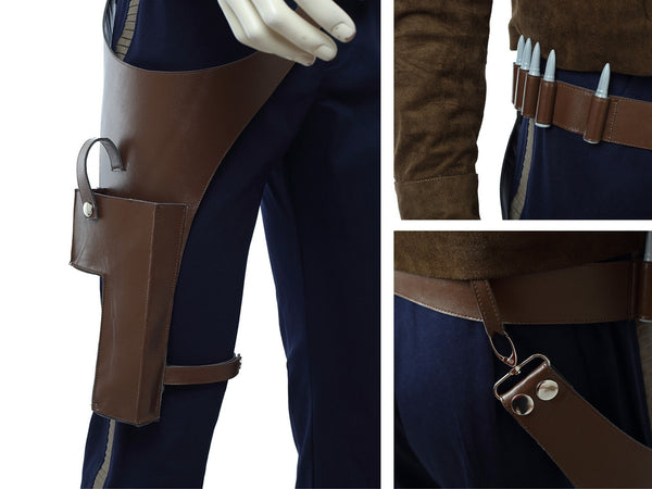 Star Wars Story Halloween Cosplay Party Suit Han Solo Costume Cosplay Suit A