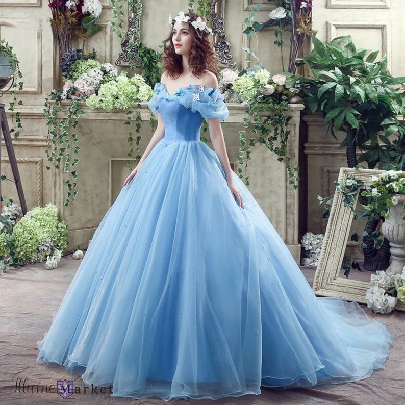 Cinderella Costume 2015 Cinderella Dress Adult with Hoop Skirt Handmad – Cosplayrr