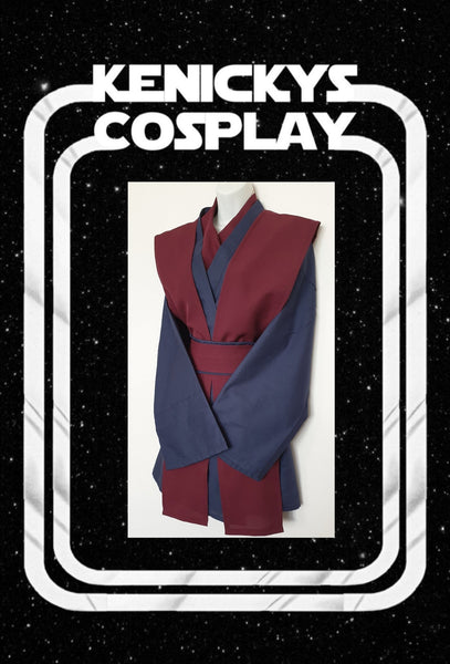 Star wars inspired costume all sizes custom colors and worldwide delivery,Handmade jedi robe set .
