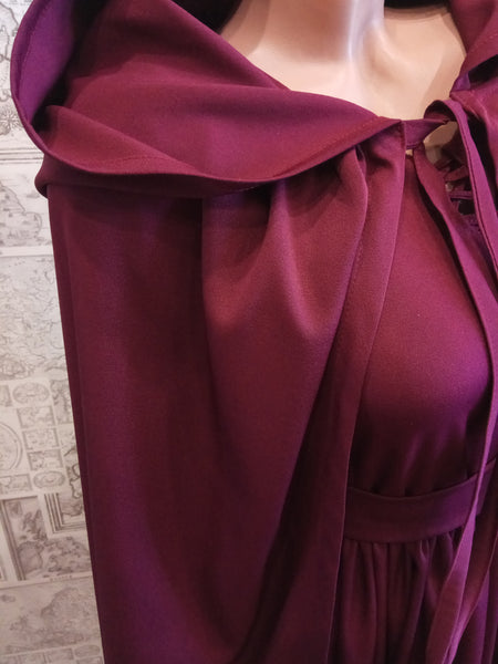 Handmaids tale bonnet Burgundy dress Handmaid tale Offred costume Plus size Halloween costume womens Handmaid's tale costume Full costume