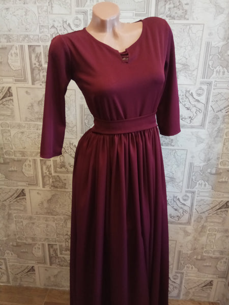 Handmaids tale bonnet Burgundy dress Handmaid tale Offred costume Plus size Halloween costume womens Handmaid's tale costume Full costume
