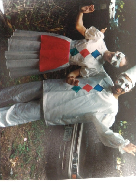 Harlequin Commedia de l'arte carnival pierrot columbine clown Mardi Gras
