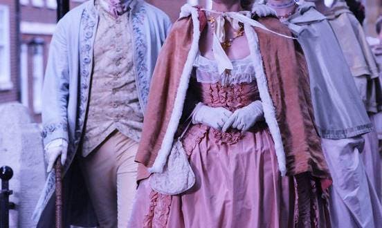18th century London Harlots inspiration costumes