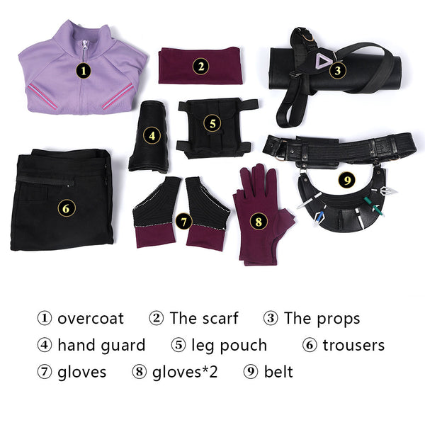 Costume Women Cosplay Outfit Hawkeye Kate Bishop