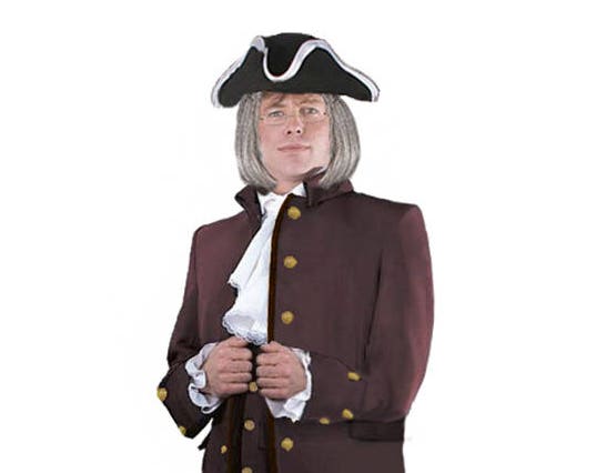 Historical Figures Costume Theatrical Quality Attire and Walk Through History in Our Adult Benjamin Franklin The First American Patriotic