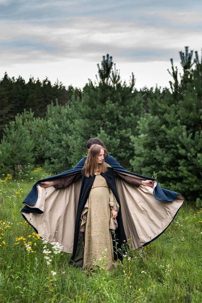 Hooded cape Historical cloak Lined cloak Fantasy cloak Celtic cloak Hooded cloak Medieval cloak Viking cloak