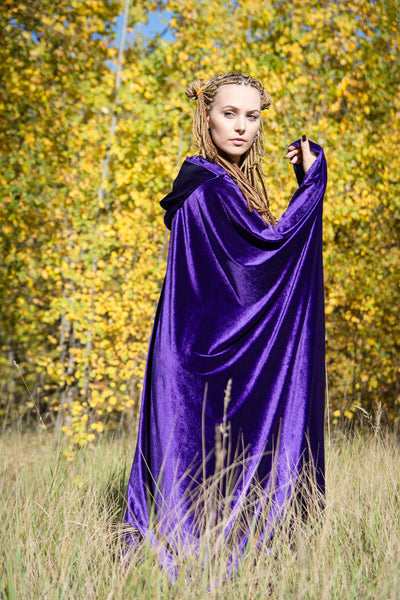 Medieval Cloak Red Cloak Bridal Cape Hooded Cloak Fantasy Cloak Hooded Cape Red Riding Hood