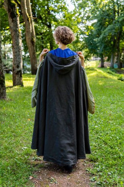 Hooded cape Historical cloak Lined cloak Fantasy cloak Celtic cloak Hooded cloak Medieval cloak Viking cloak