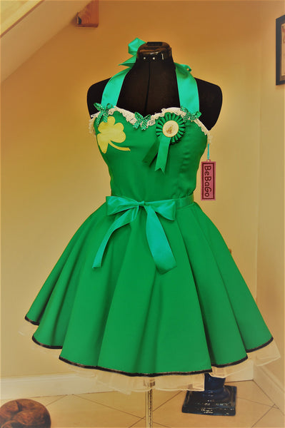 ST PATRICKS Day dress Irish dress green dress