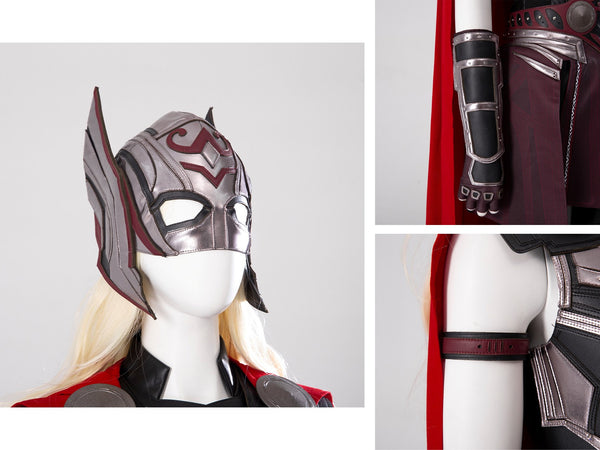 Love and Thunder Halloween Outfit Jane Foster Mighty Thor Cosplay Costume Battle Outfit Thor 4
