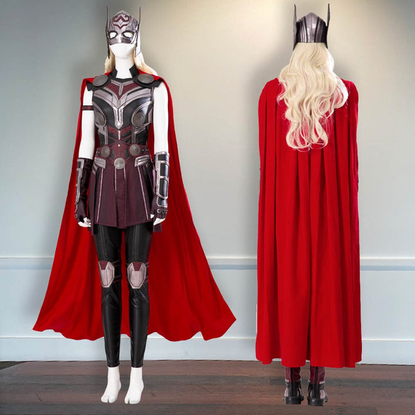 Love and Thunder Halloween Outfit Jane Foster Mighty Thor Cosplay Costume Battle Outfit Thor 4