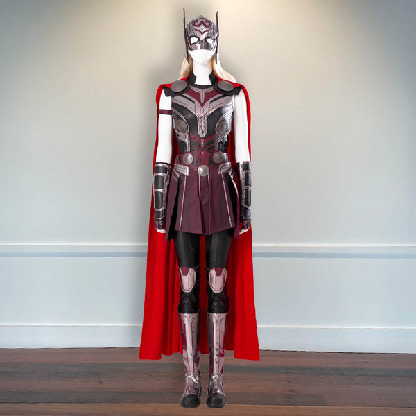 Love and Thunder Halloween Outfit Jane Foster Mighty Thor Cosplay Costume Battle Outfit Thor 4