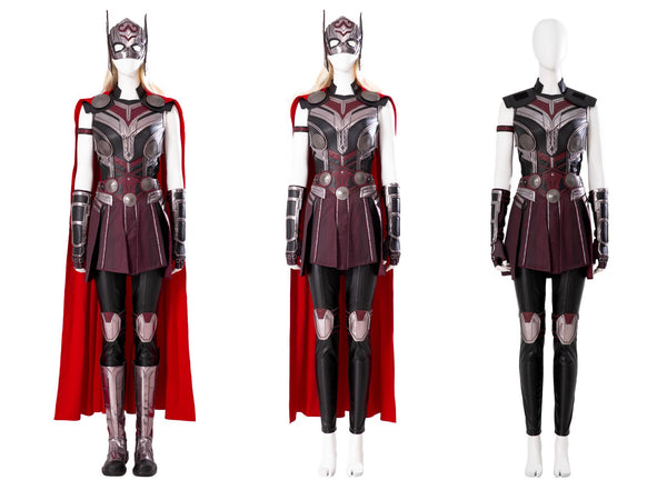 Love and Thunder Halloween Outfit Jane Foster Mighty Thor Cosplay Costume Battle Outfit Thor 4